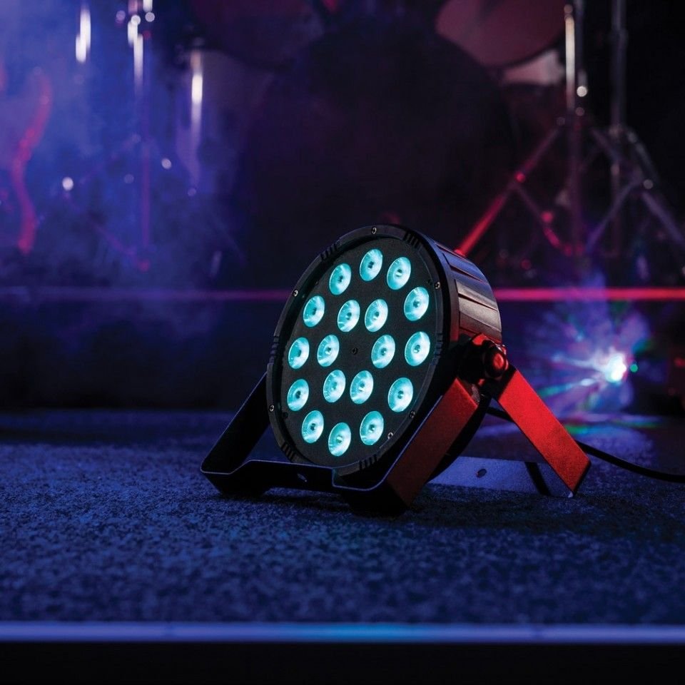 Colourful stage wash lighting